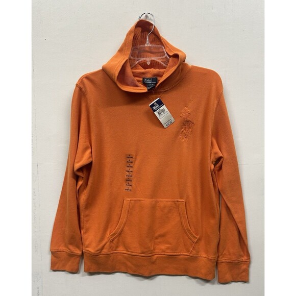 Polo Ralph Lauren Other - Ralph Lauren boys size large 14 16 orange hoodie long sleeve new